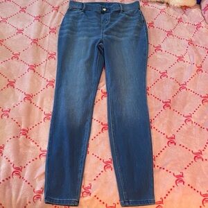 Time and Tru Women's Skinny Jeggings in Blue